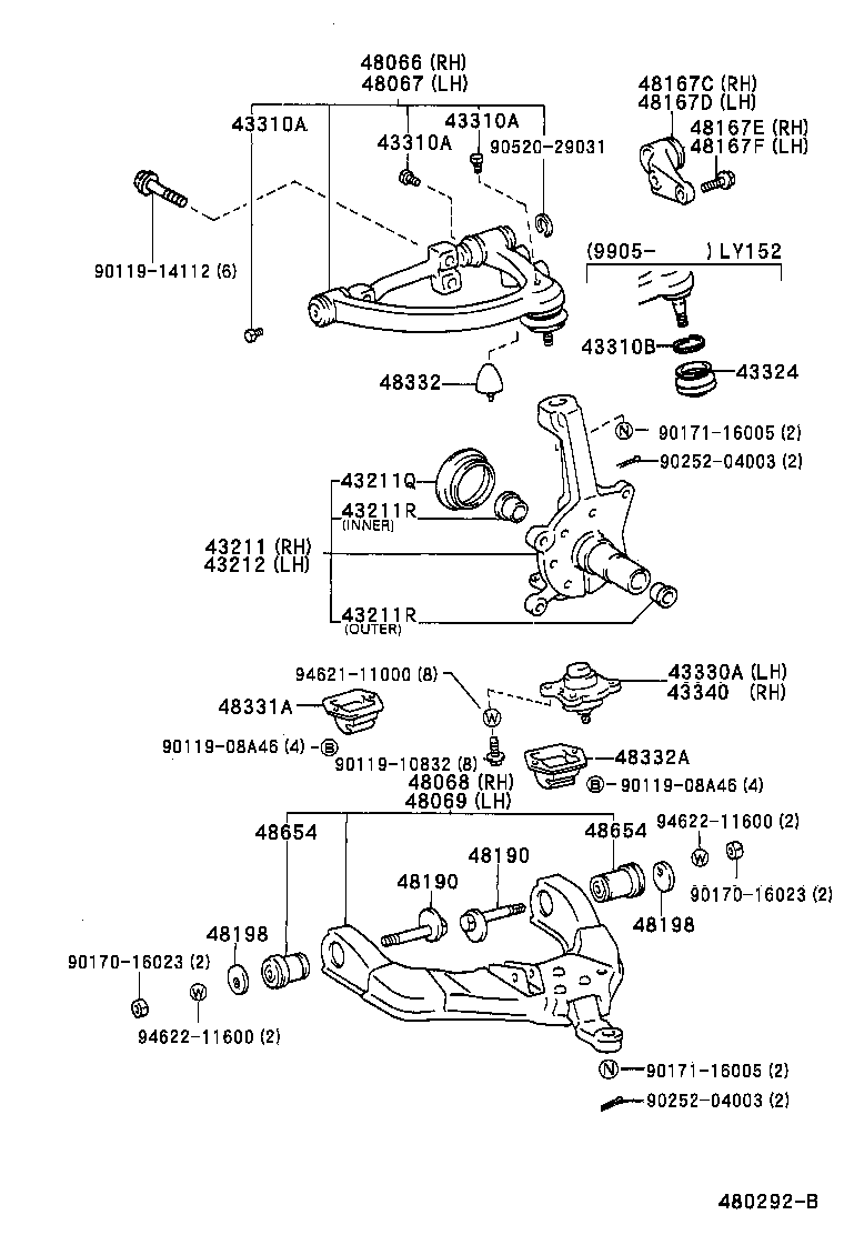  QUICK DELIVERY |  FRONT AXLE ARM STEERING KNUCKLE