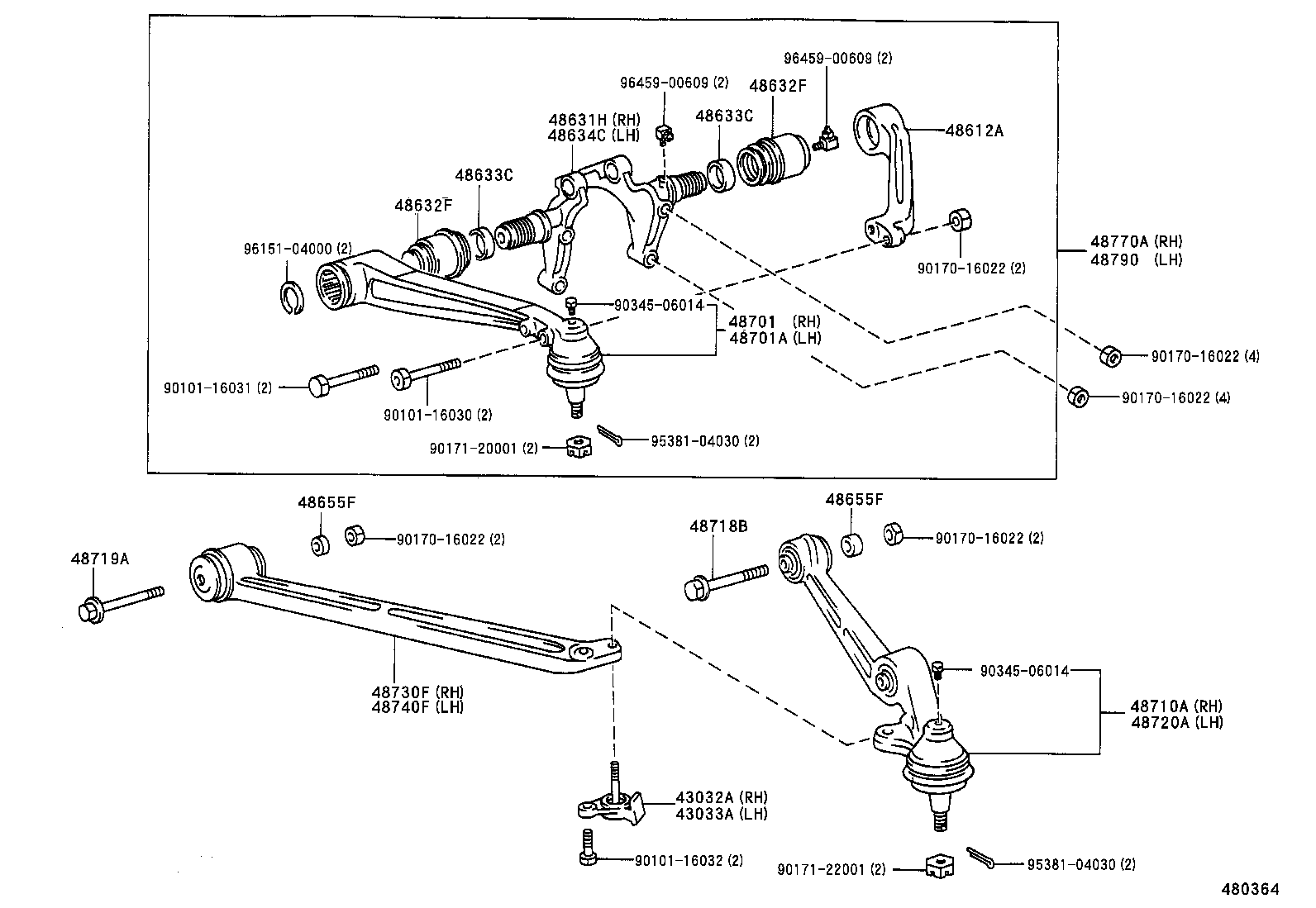  DYNA 200 TOYOACE G25 |  REAR SPRING SHOCK ABSORBER