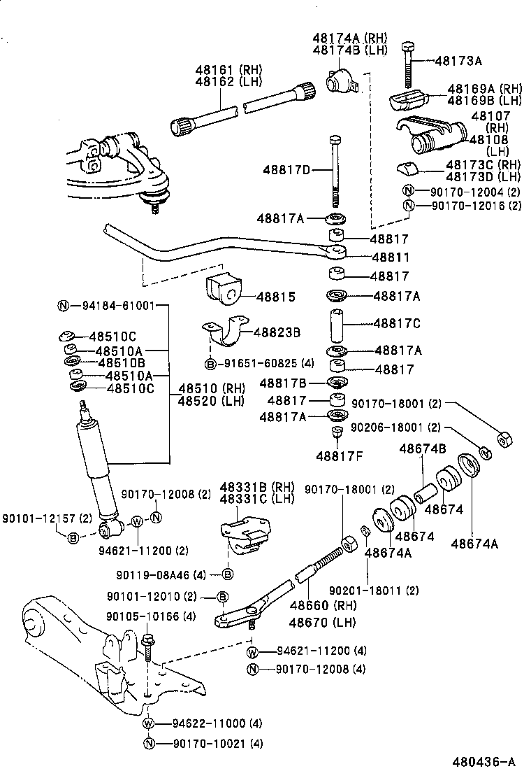  DYNA 150 TOYOACE G15 |  FRONT SPRING SHOCK ABSORBER