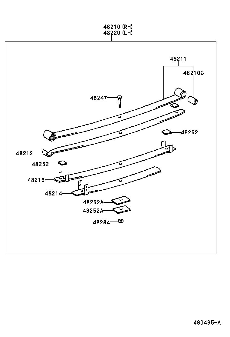  HIACE REGIUSACE |  REAR SPRING SHOCK ABSORBER