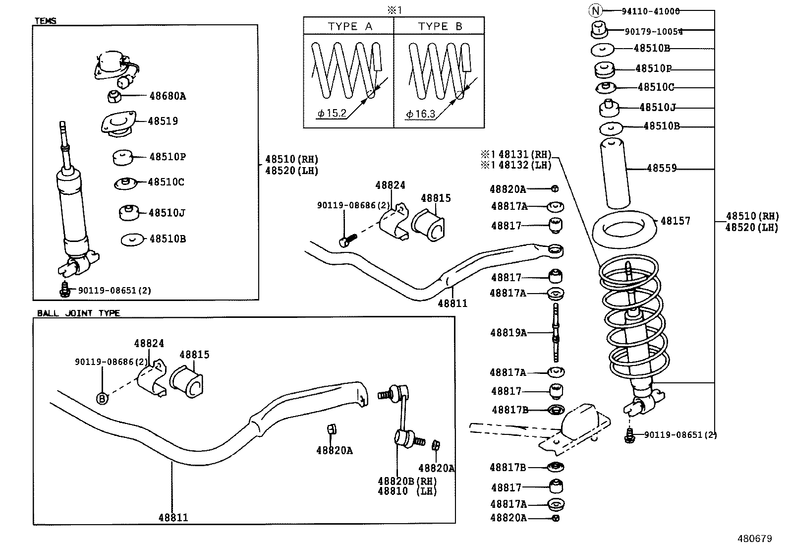  CROWN |  FRONT SPRING SHOCK ABSORBER
