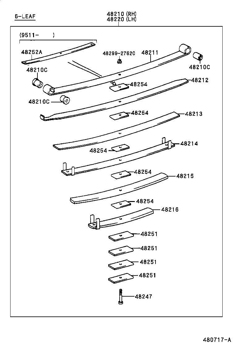  DYNA 200 TOYOACE G25 |  REAR SPRING SHOCK ABSORBER