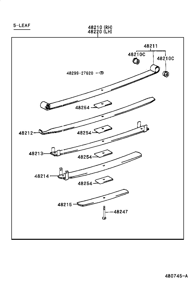  DYNA 200 TOYOACE G25 |  REAR SPRING SHOCK ABSORBER