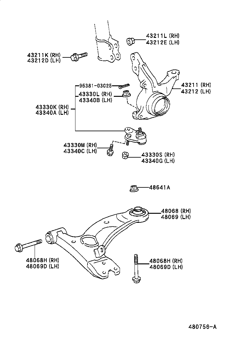  VISTA VISTA ARDEO |  FRONT AXLE ARM STEERING KNUCKLE
