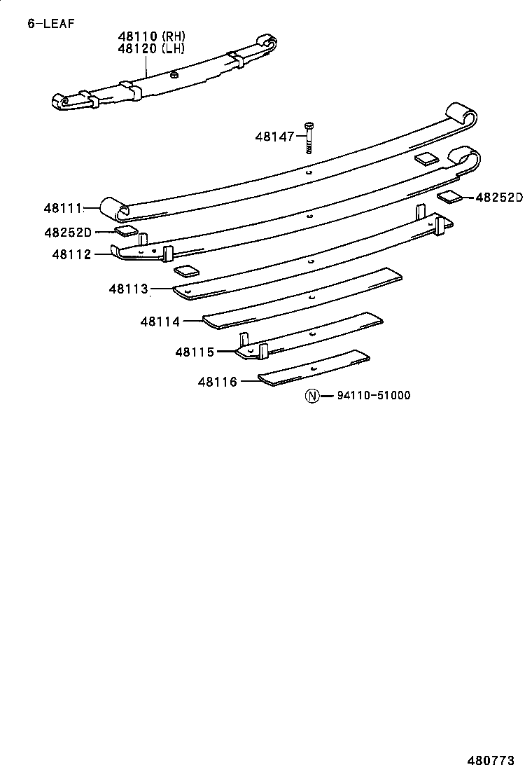  LAND CRUISER S T H T |  FRONT SPRING SHOCK ABSORBER