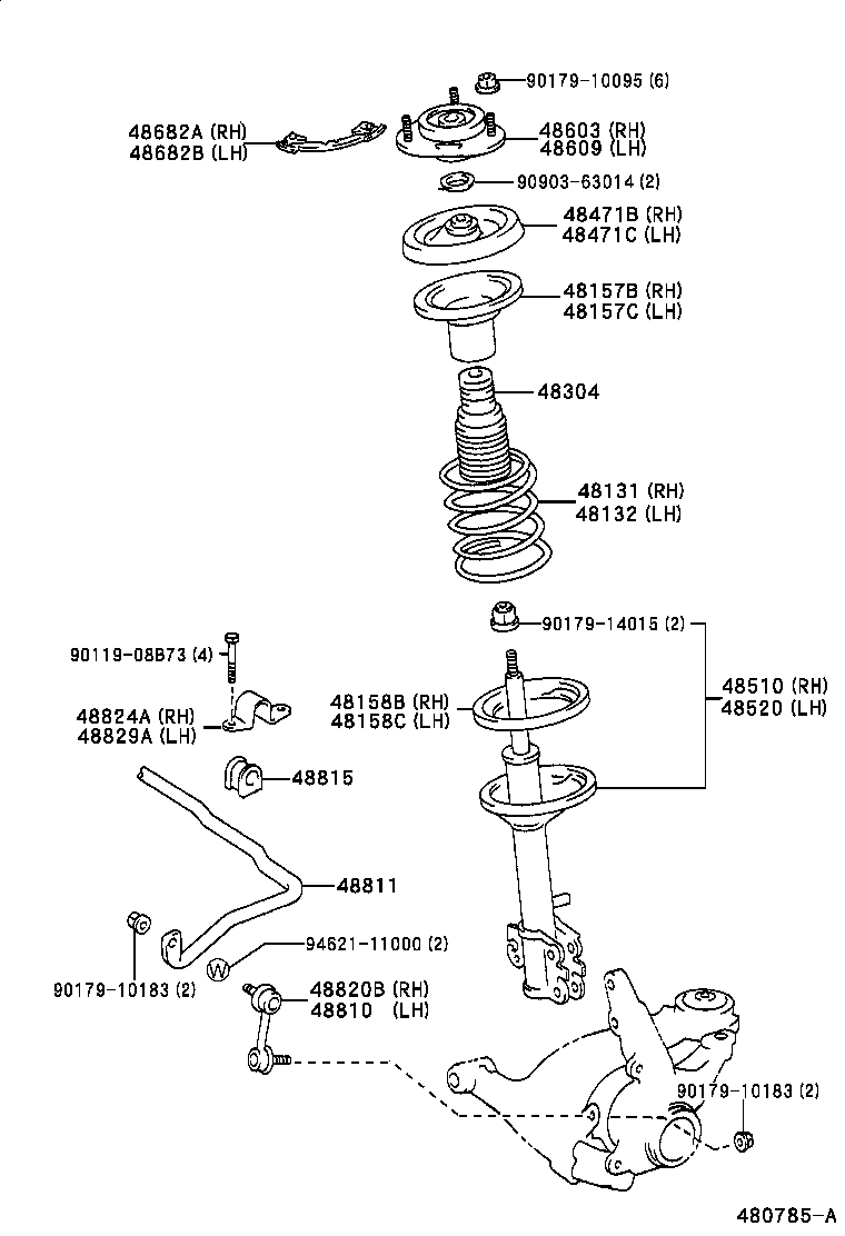  NADIA |  FRONT SPRING SHOCK ABSORBER