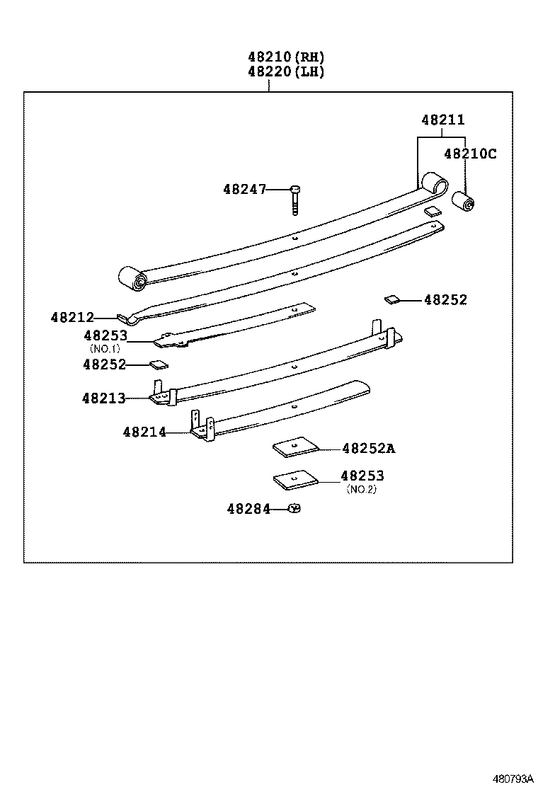  HIACE REGIUSACE |  REAR SPRING SHOCK ABSORBER