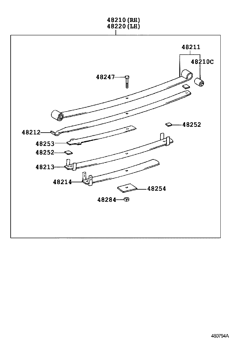  HIACE REGIUSACE |  REAR SPRING SHOCK ABSORBER