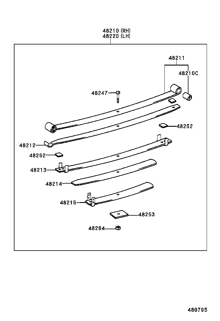  HIACE REGIUSACE |  REAR SPRING SHOCK ABSORBER