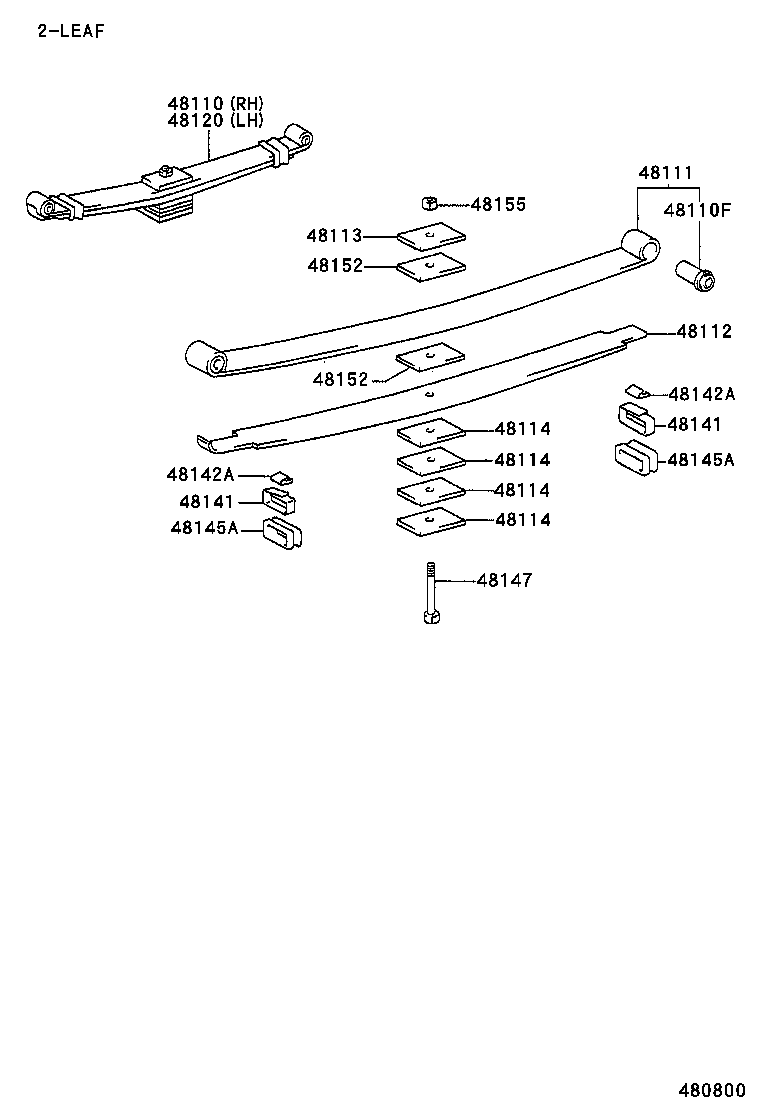  DYNA 200 TOYOACE G25 |  FRONT SPRING SHOCK ABSORBER