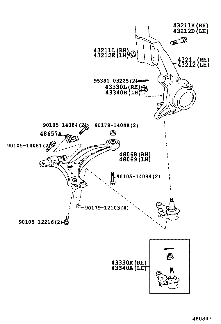  WINDOM |  FRONT AXLE ARM STEERING KNUCKLE