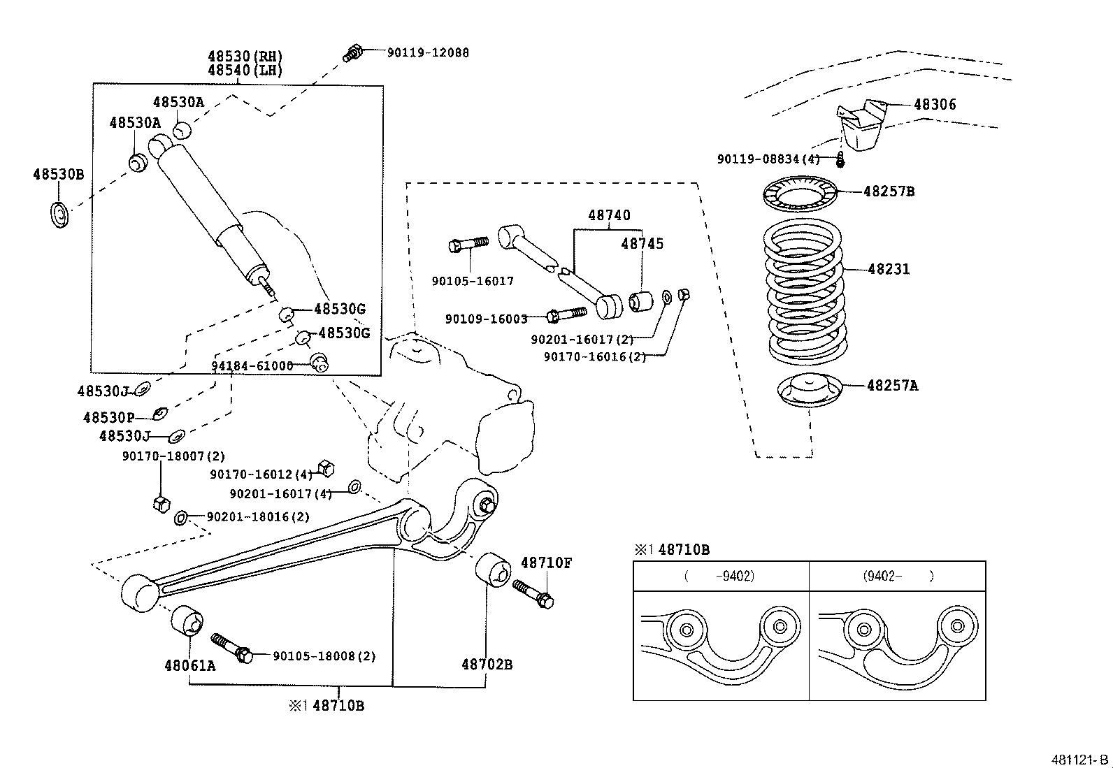  LAND CRUISER S T H T |  REAR SPRING SHOCK ABSORBER