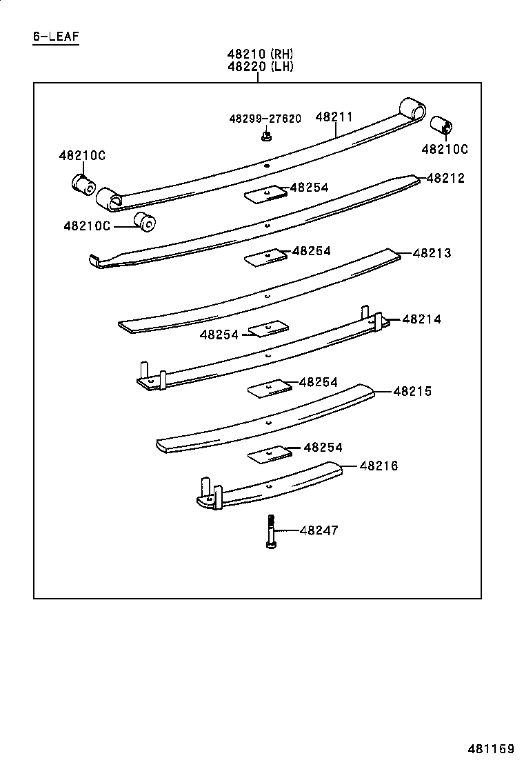  DYNA 200 TOYOACE G25 |  REAR SPRING SHOCK ABSORBER