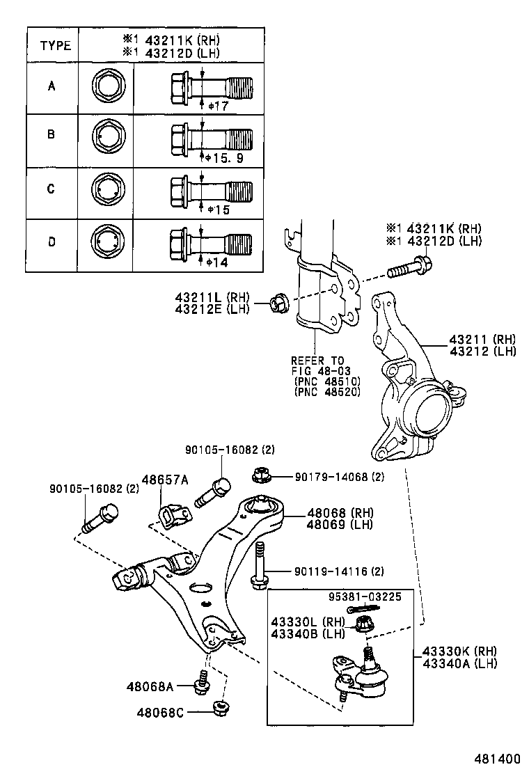  WINDOM |  FRONT AXLE ARM STEERING KNUCKLE