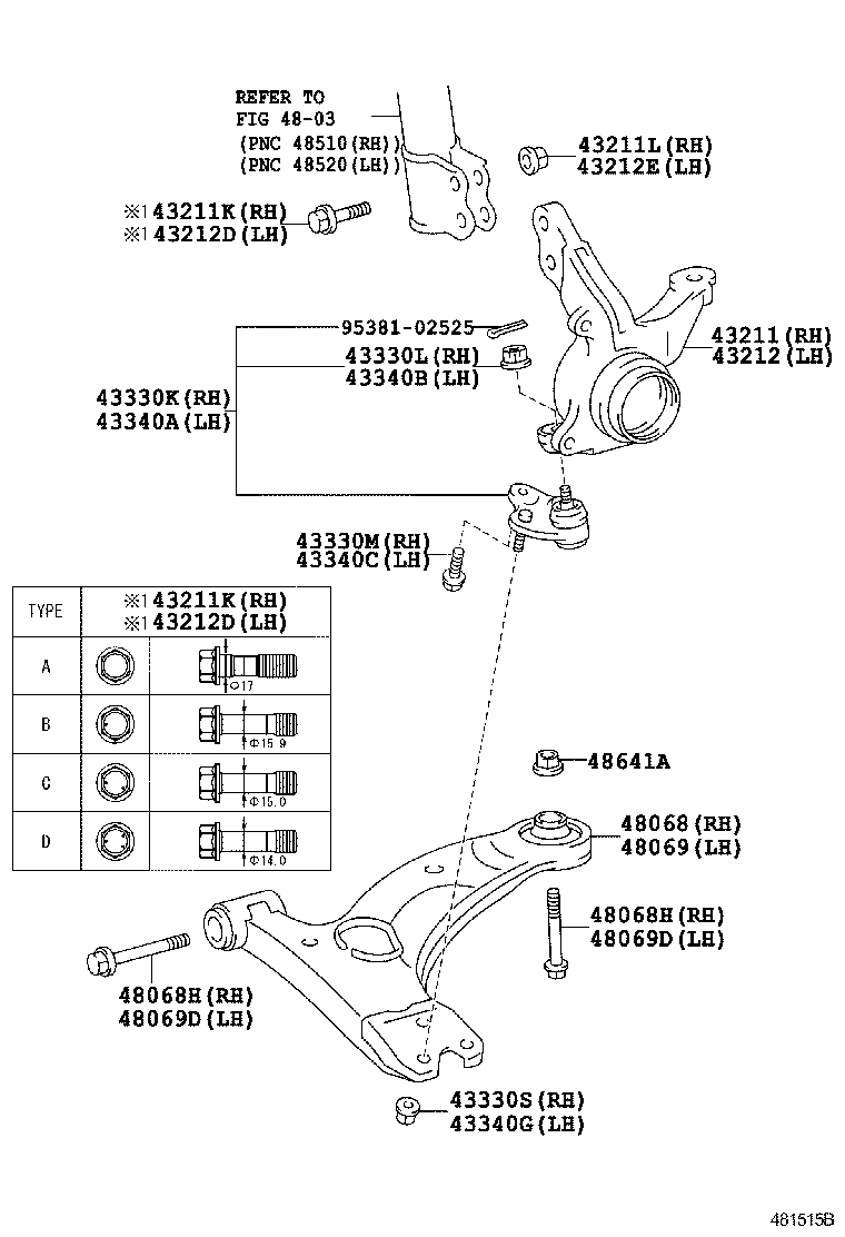  VOLTZ |  FRONT AXLE ARM STEERING KNUCKLE