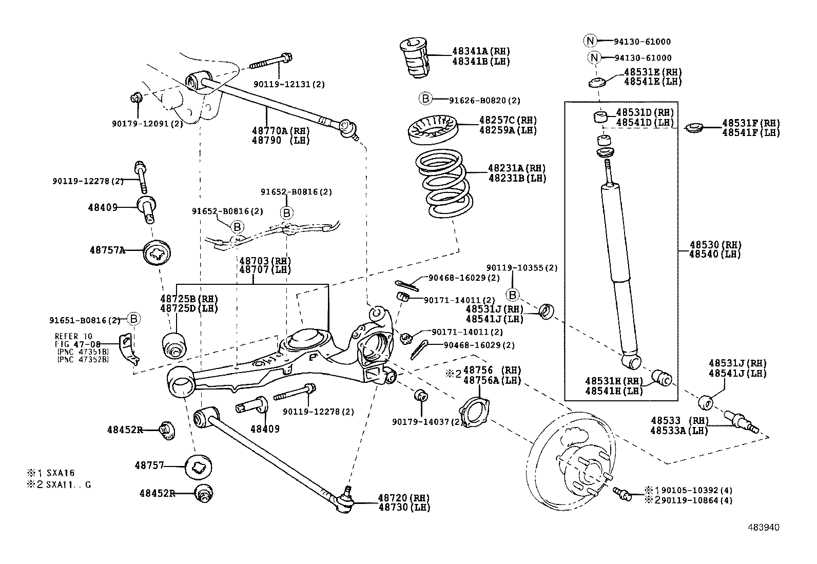  RAV4 |  REAR SPRING SHOCK ABSORBER
