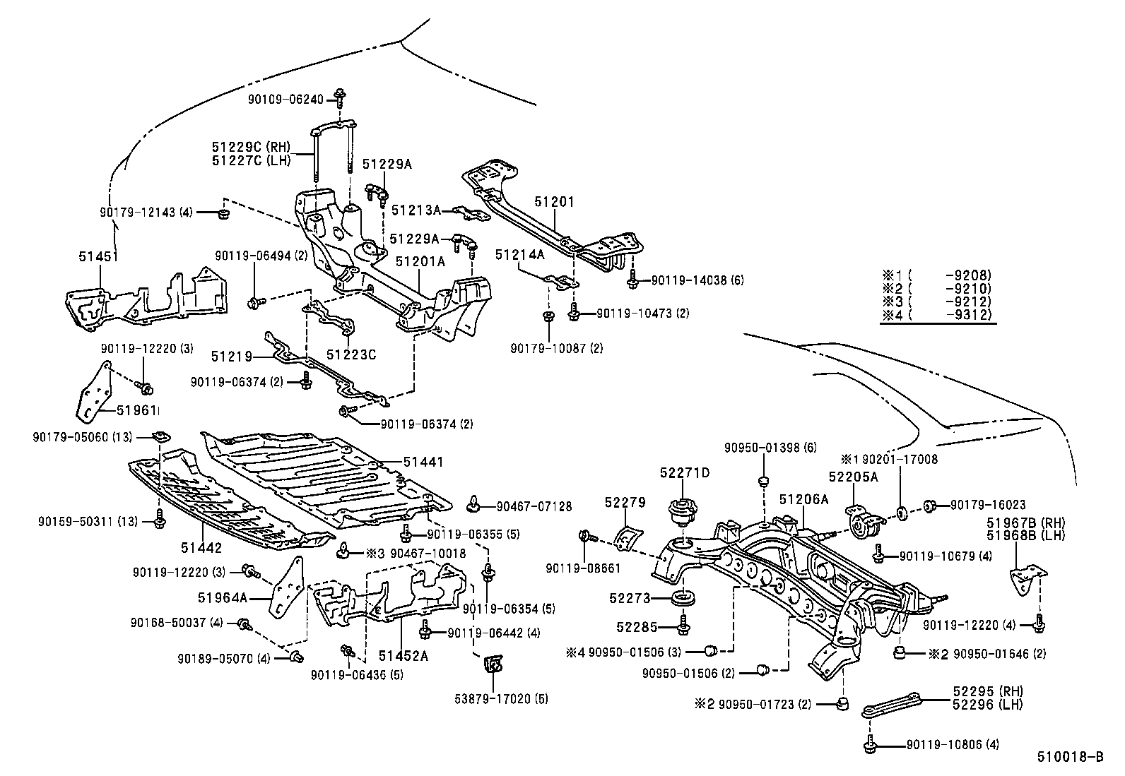  SOARER |  SUSPENSION CROSSMEMBER UNDER COVER