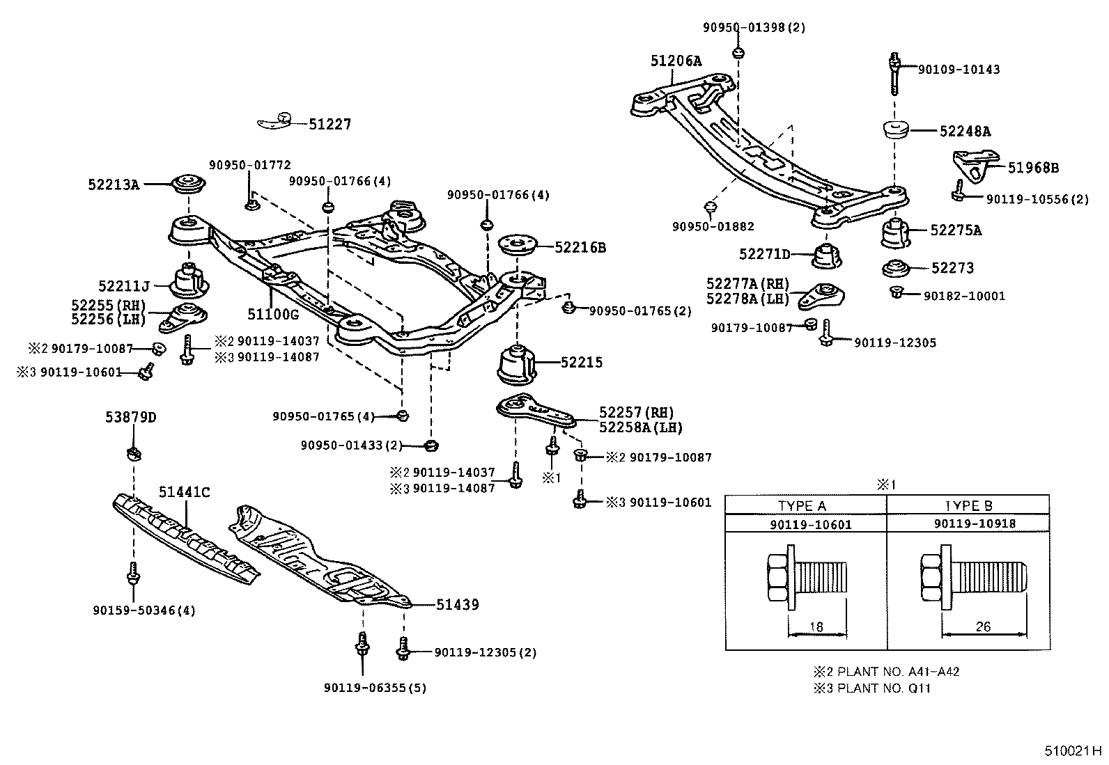  WINDOM |  SUSPENSION CROSSMEMBER UNDER COVER