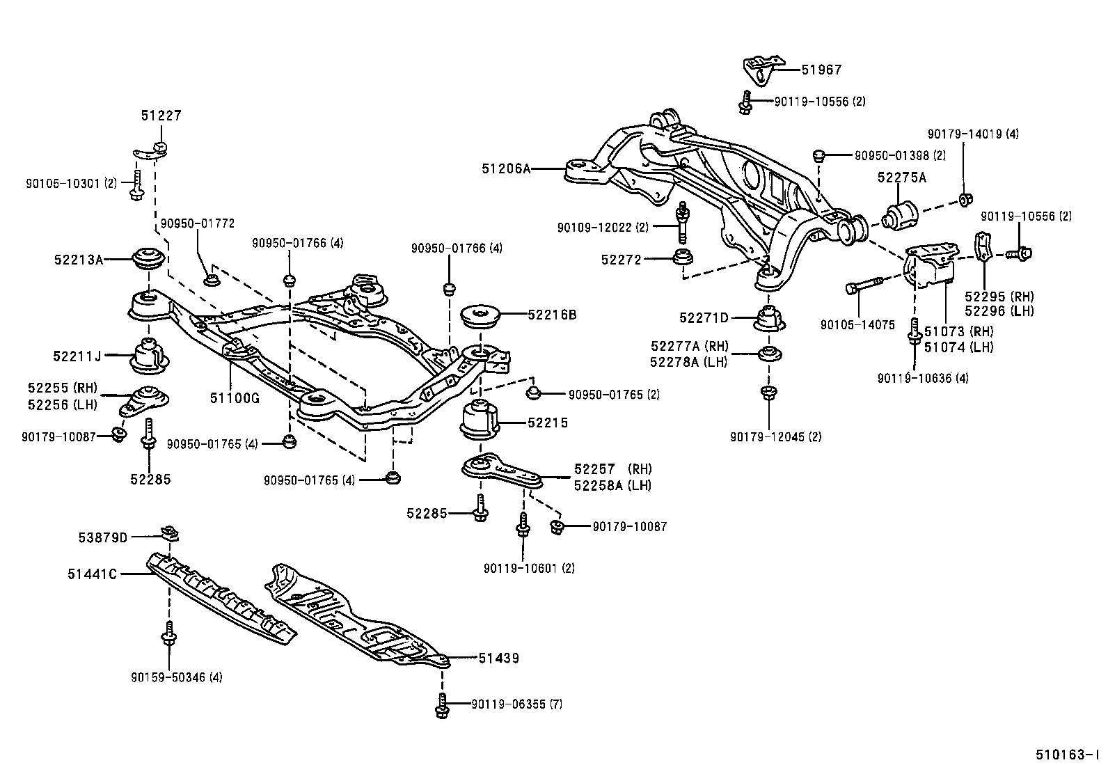  MARK 2 WG |  SUSPENSION CROSSMEMBER UNDER COVER