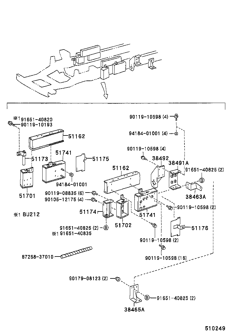  DYNA 200 TOYOACE G25 |  FRAME