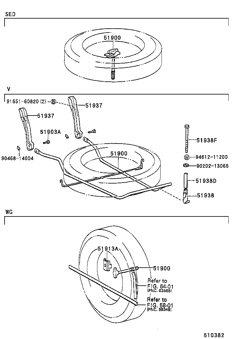  CROWN |  SPARE WHEEL CARRIER