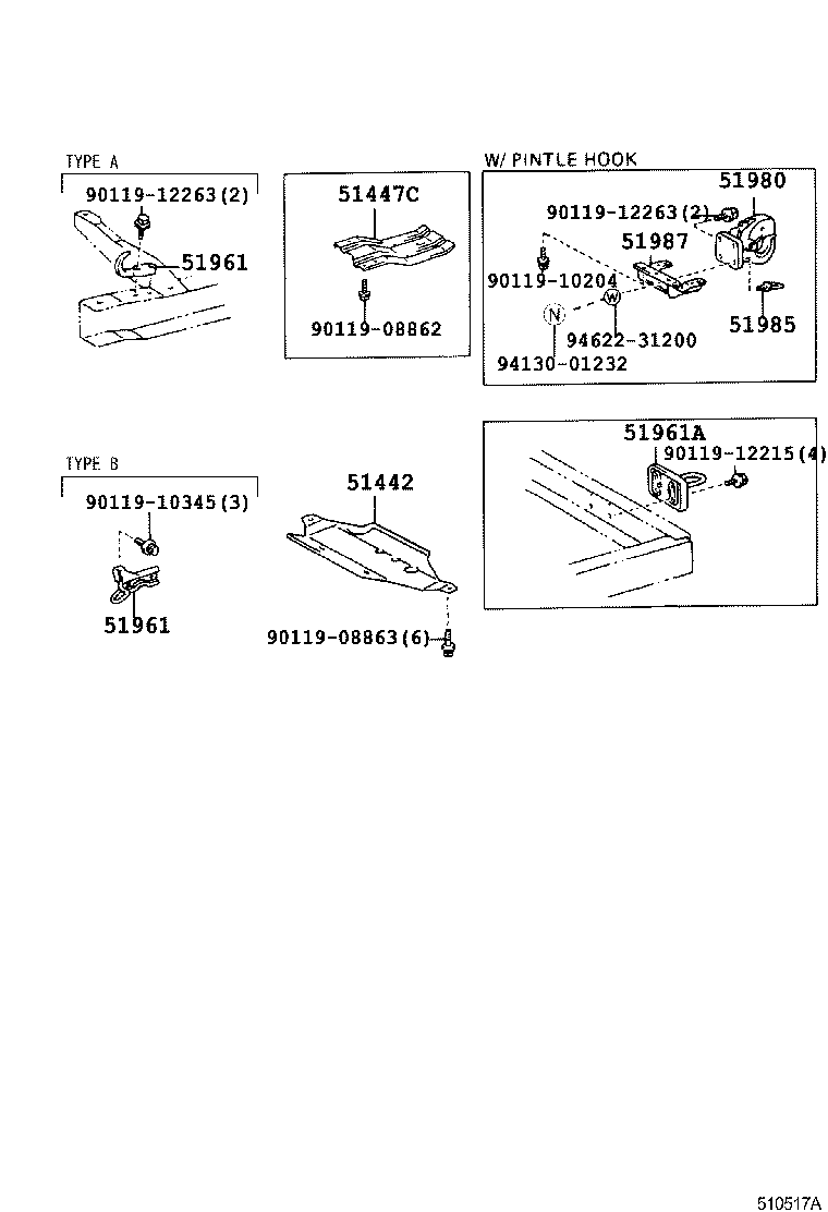  LAND CRUISER S T H T |  SUSPENSION CROSSMEMBER UNDER COVER