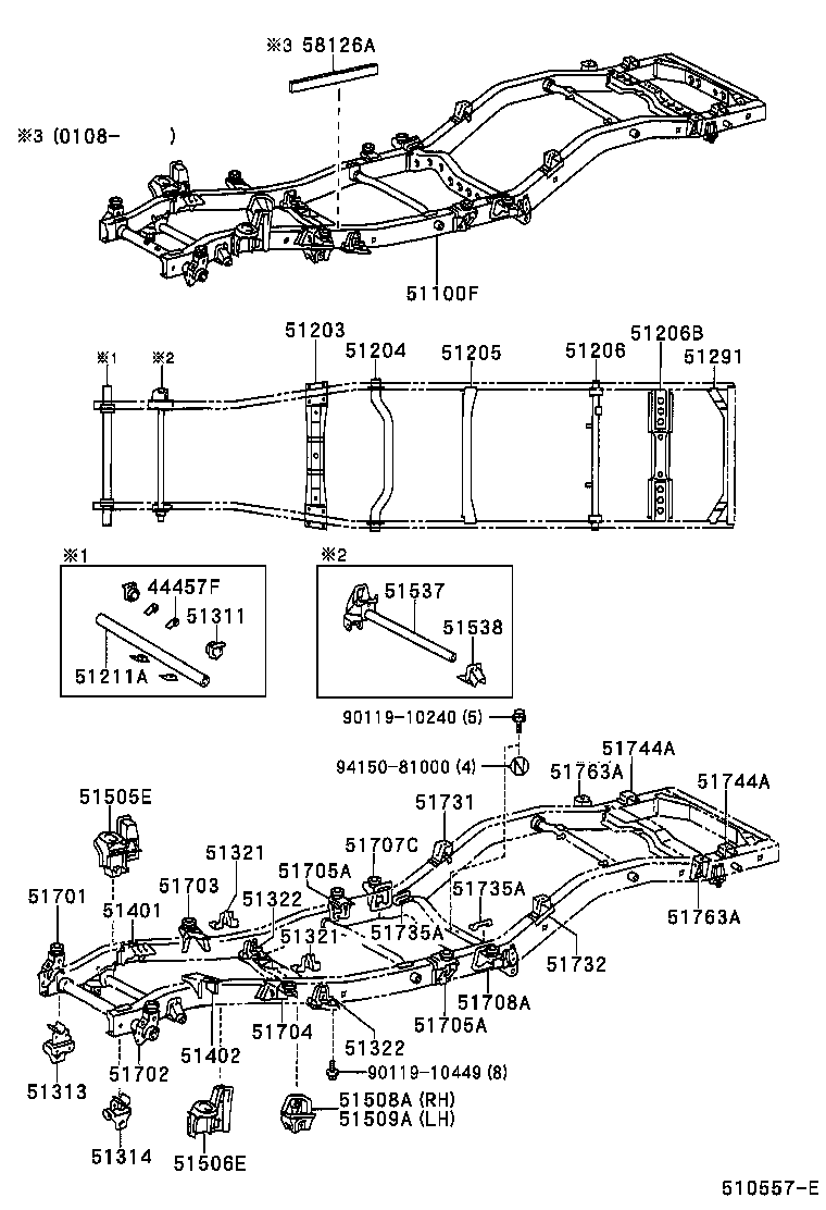  LAND CRUISER S T H T |  FRAME