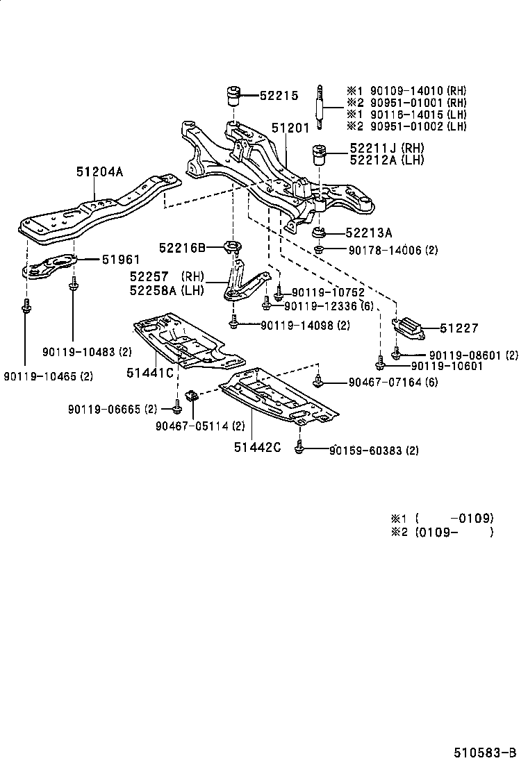  OPA |  SUSPENSION CROSSMEMBER UNDER COVER