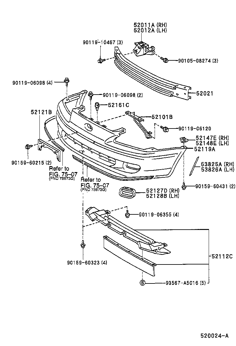  CYNOS |  FRONT BUMPER BUMPER STAY