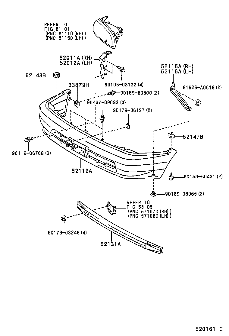  SPRINTER |  FRONT BUMPER BUMPER STAY