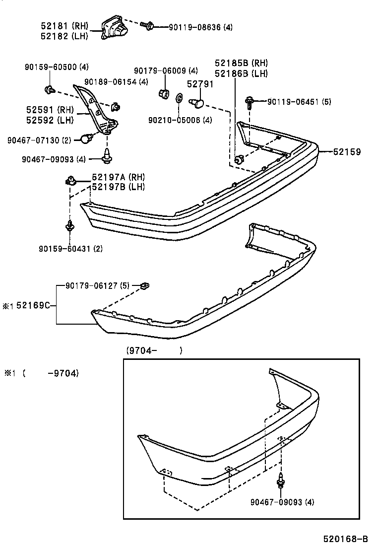  SPRINTER |  REAR BUMPER BUMPER STAY