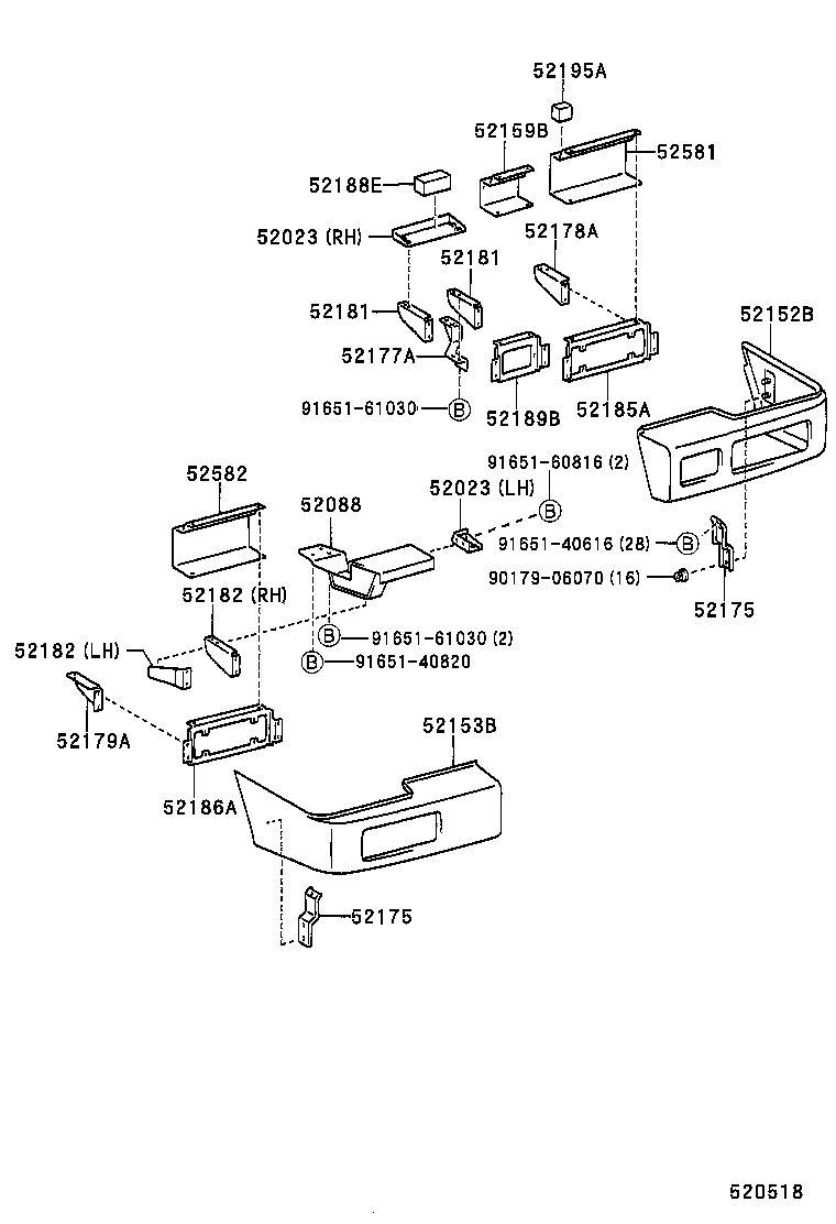  MEGA CRUISER |  REAR BUMPER BUMPER STAY