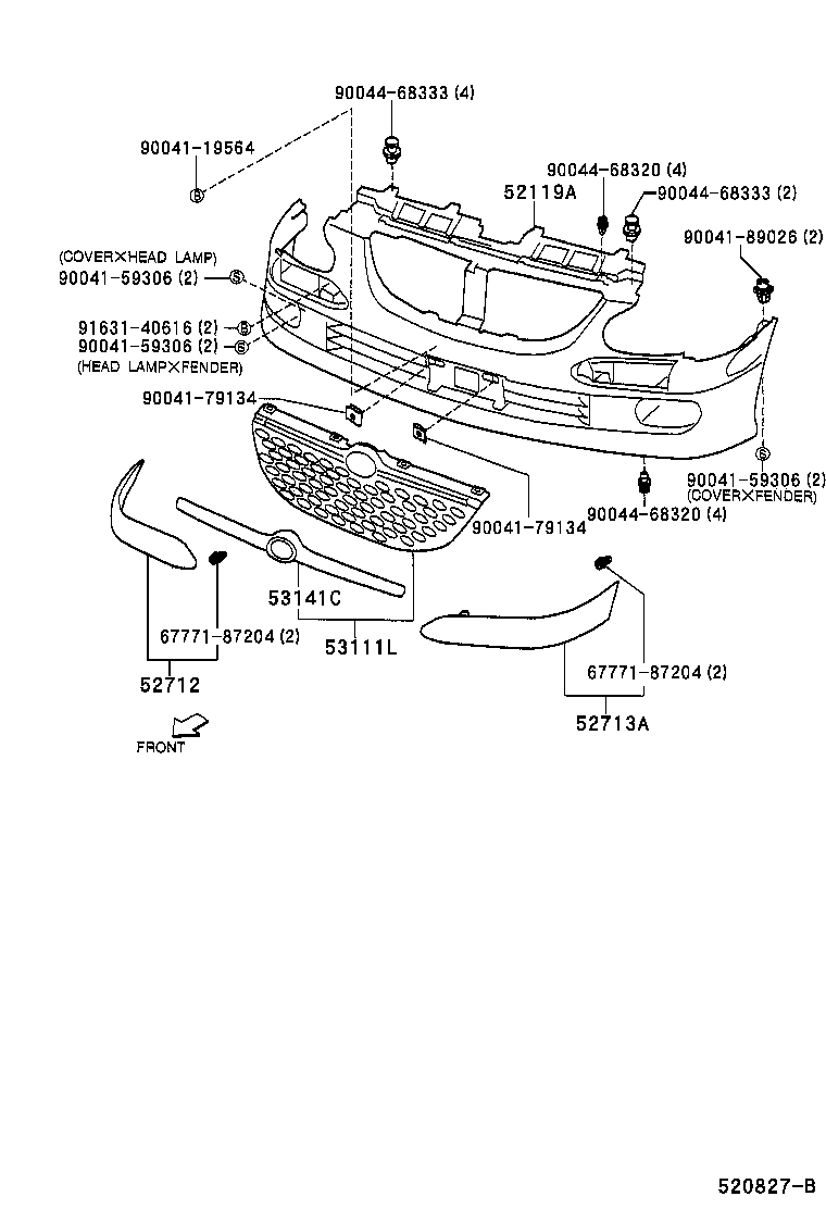  DUET |  FRONT BUMPER BUMPER STAY