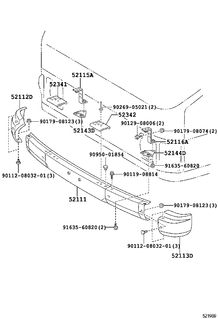  QUICK DELIVERY |  FRONT BUMPER BUMPER STAY