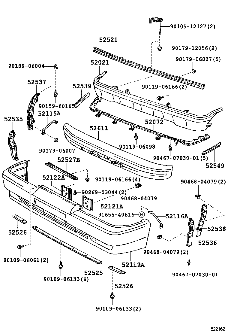  SUPRA |  FRONT BUMPER BUMPER STAY