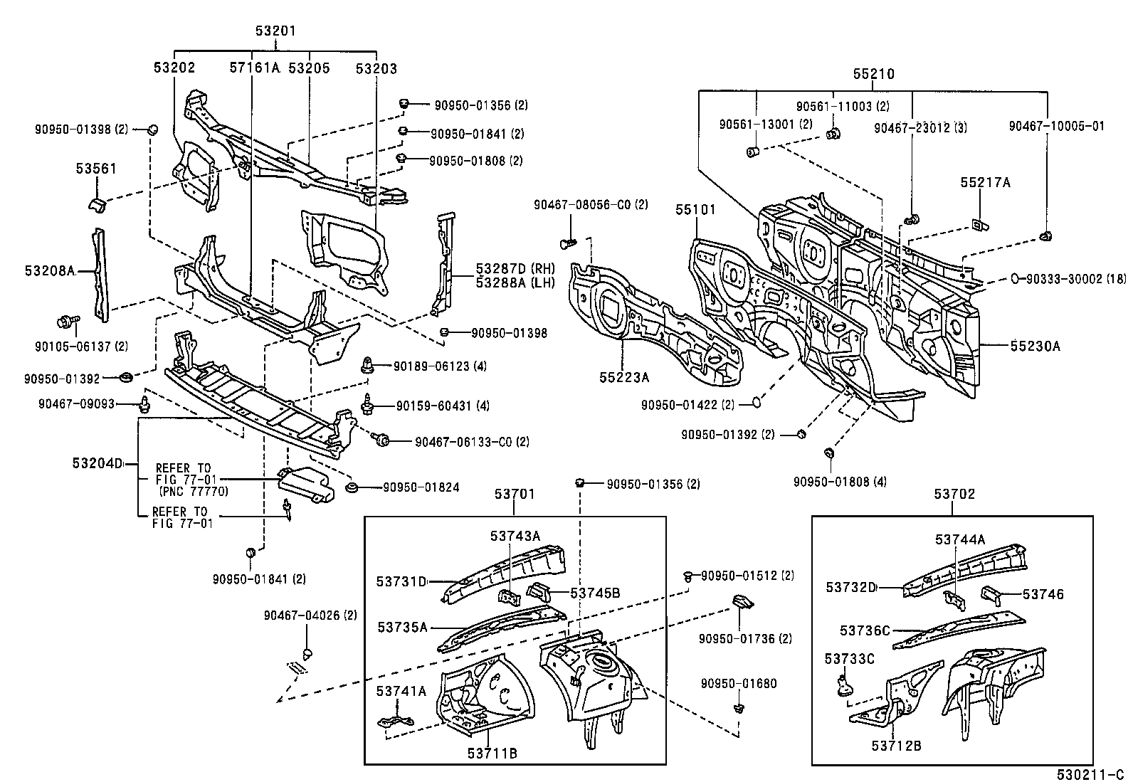  CELSIOR |  FRONT FENDER APRON DASH PANEL
