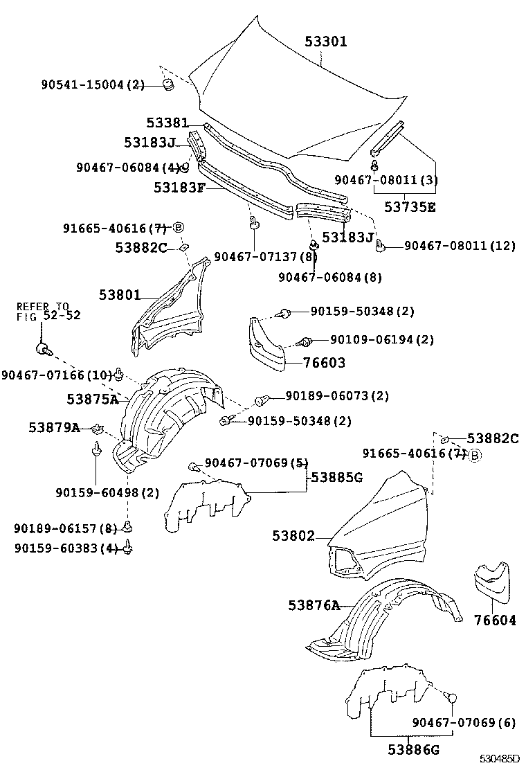  GRANVIA GRAND HIACE |  HOOD FRONT FENDER