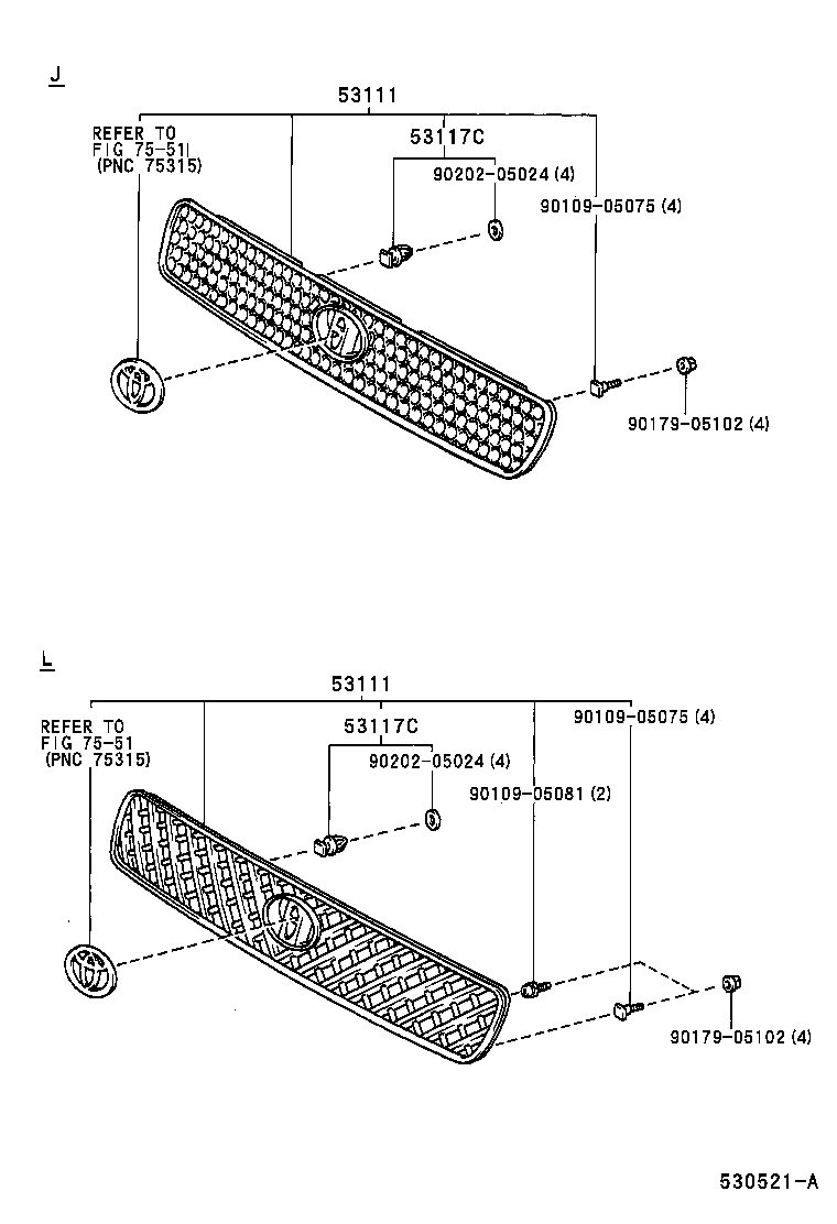  RAV4 |  RADIATOR GRILLE