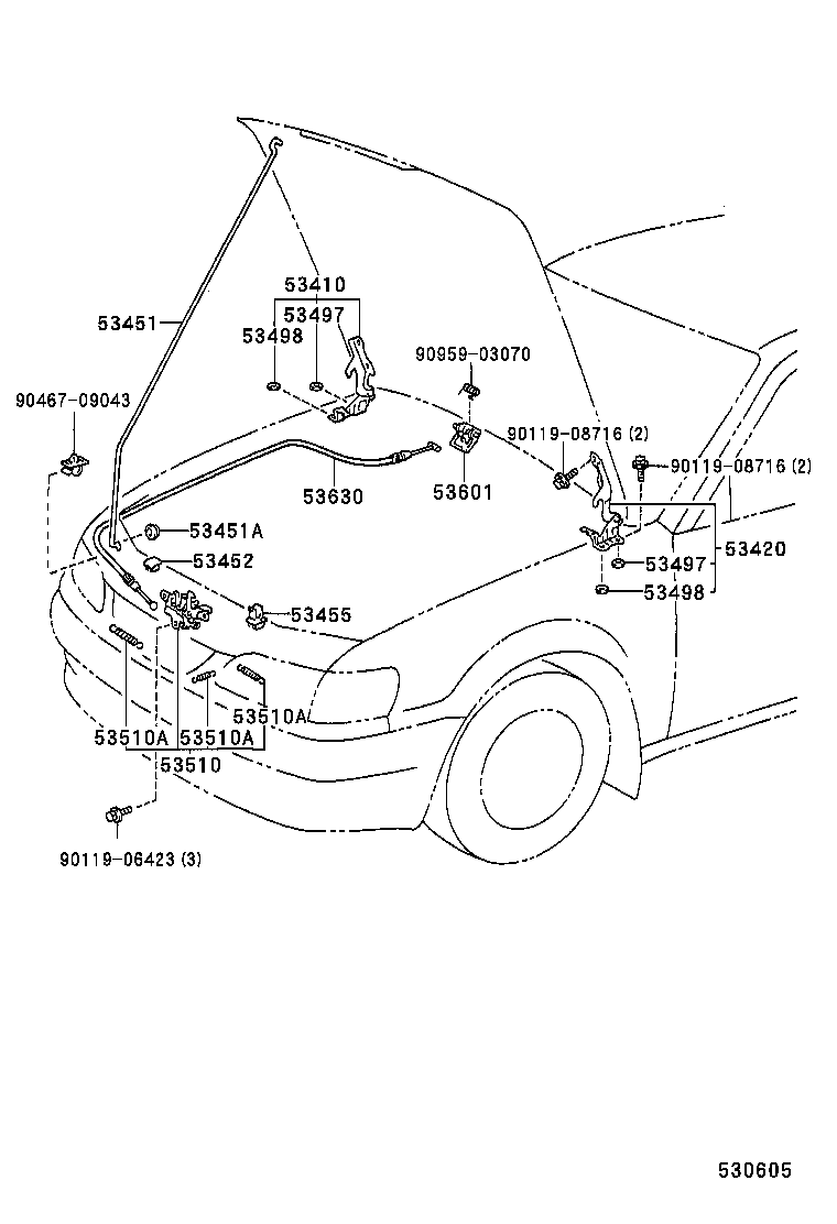  SPRINTER |  HOOD LOCK HINGE