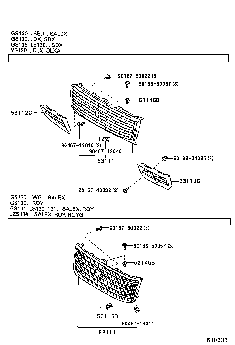  CROWN |  RADIATOR GRILLE