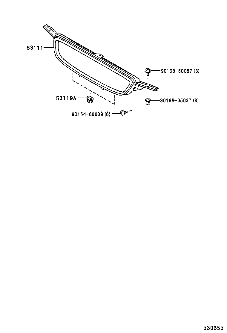  SPRINTER CARIB |  RADIATOR GRILLE