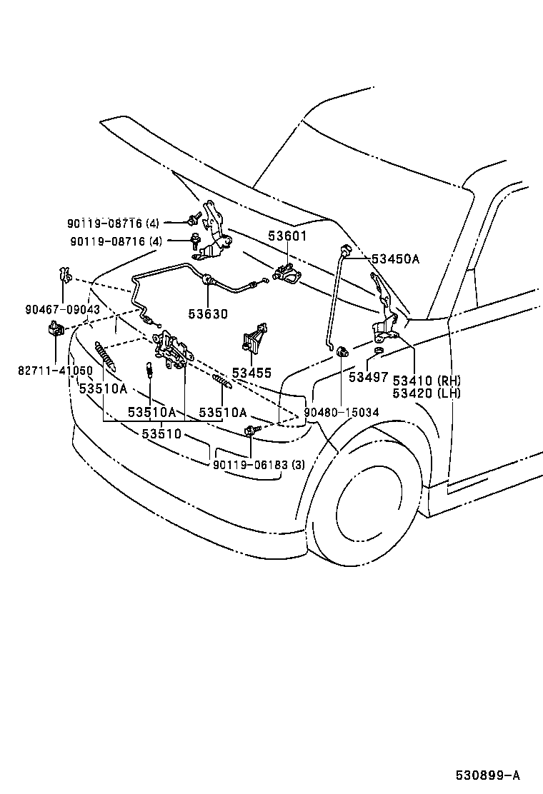  BB OPEN DECK |  HOOD LOCK HINGE