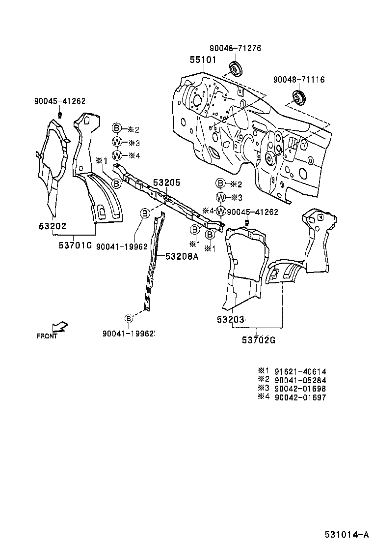  SPARKY |  FRONT FENDER APRON DASH PANEL