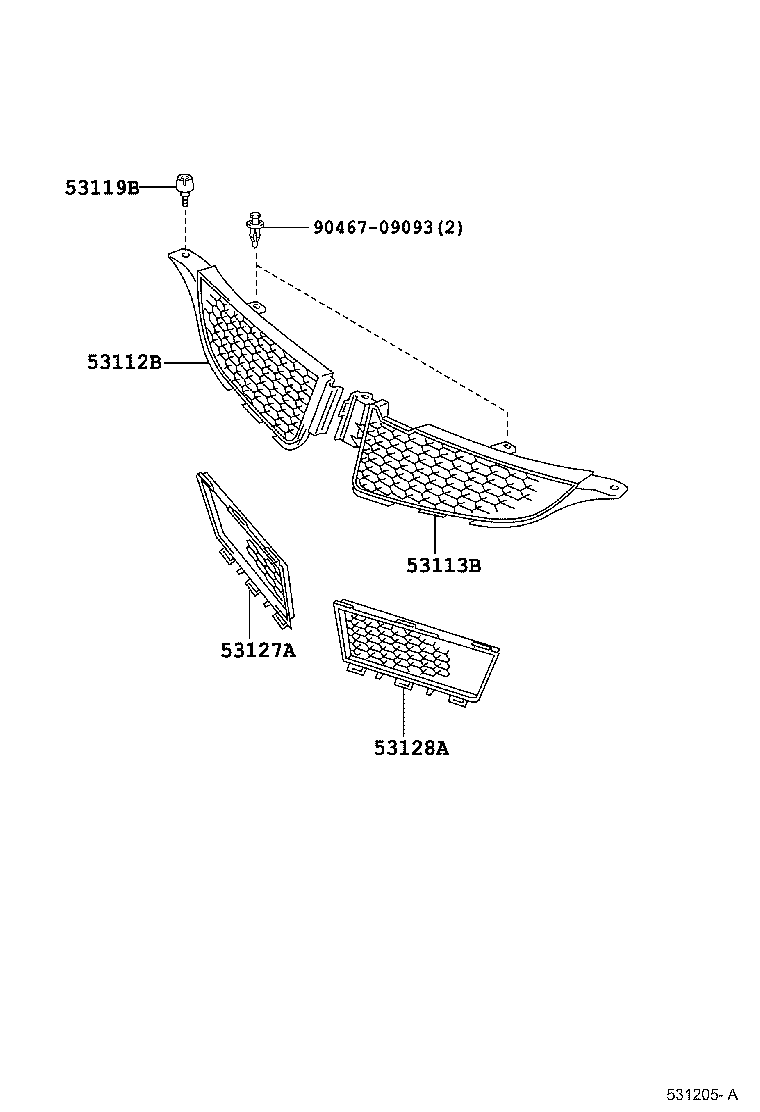  VOLTZ |  RADIATOR GRILLE