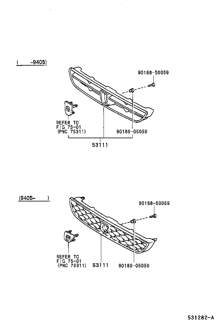  LVN CRE TRN MRN |  RADIATOR GRILLE