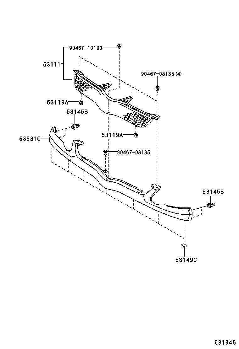  FUN CARGO |  RADIATOR GRILLE