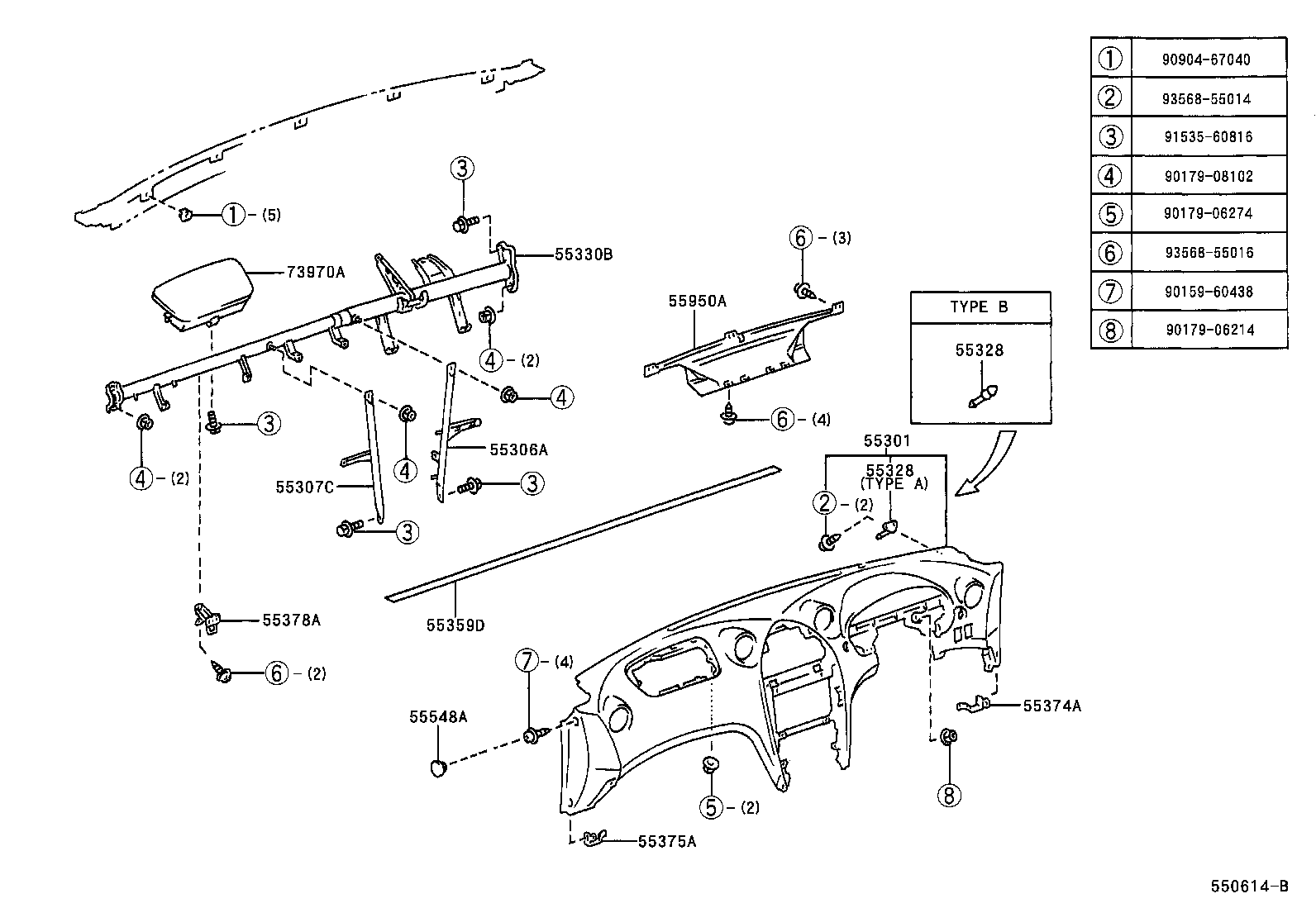  CELICA |  INSTRUMENT PANEL GLOVE COMPARTMENT