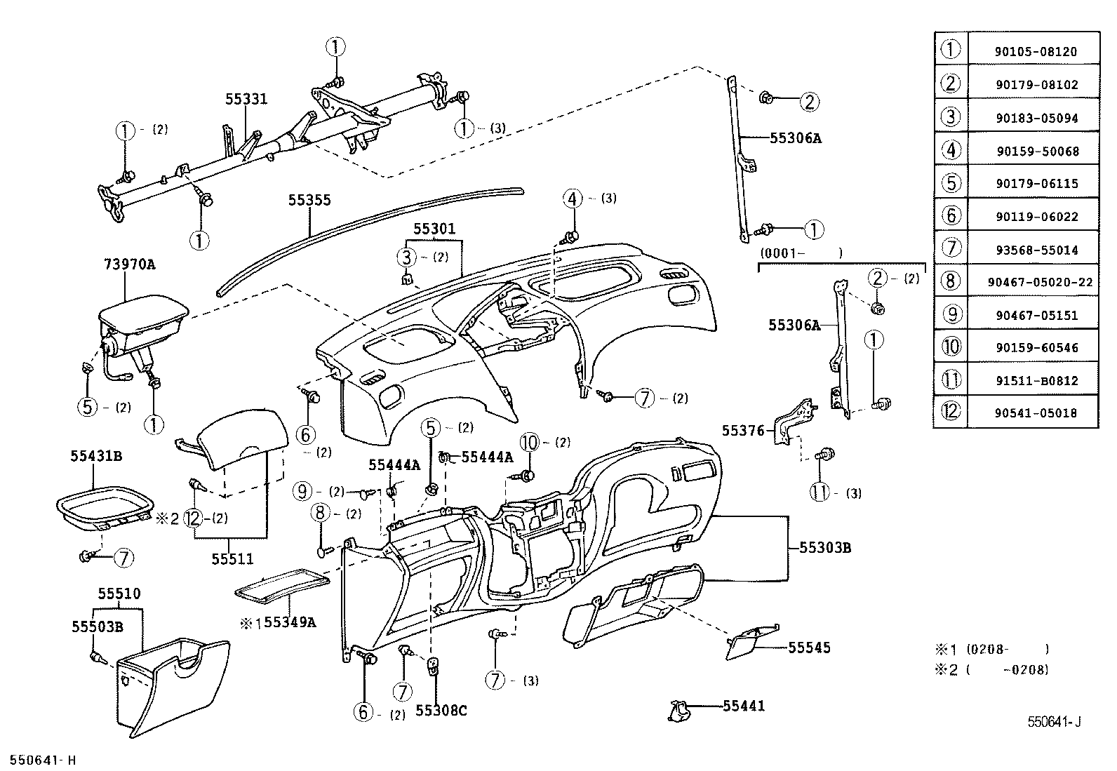  FUN CARGO |  INSTRUMENT PANEL GLOVE COMPARTMENT