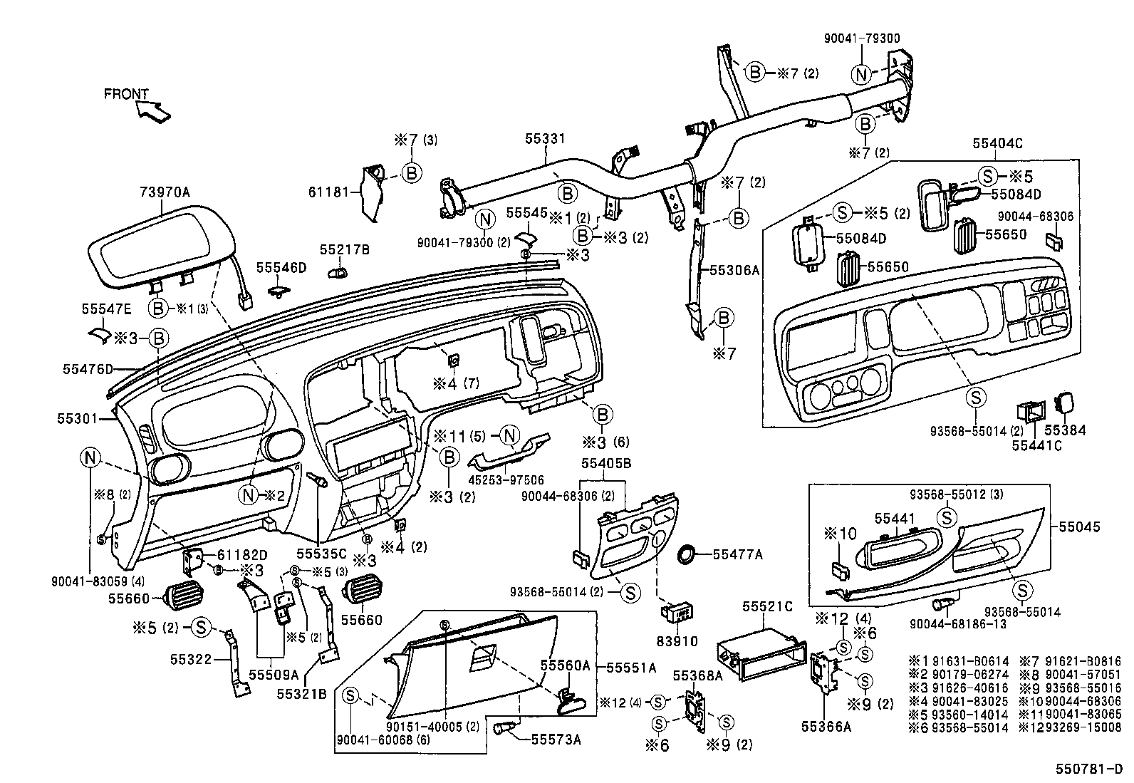  SPARKY |  INSTRUMENT PANEL GLOVE COMPARTMENT