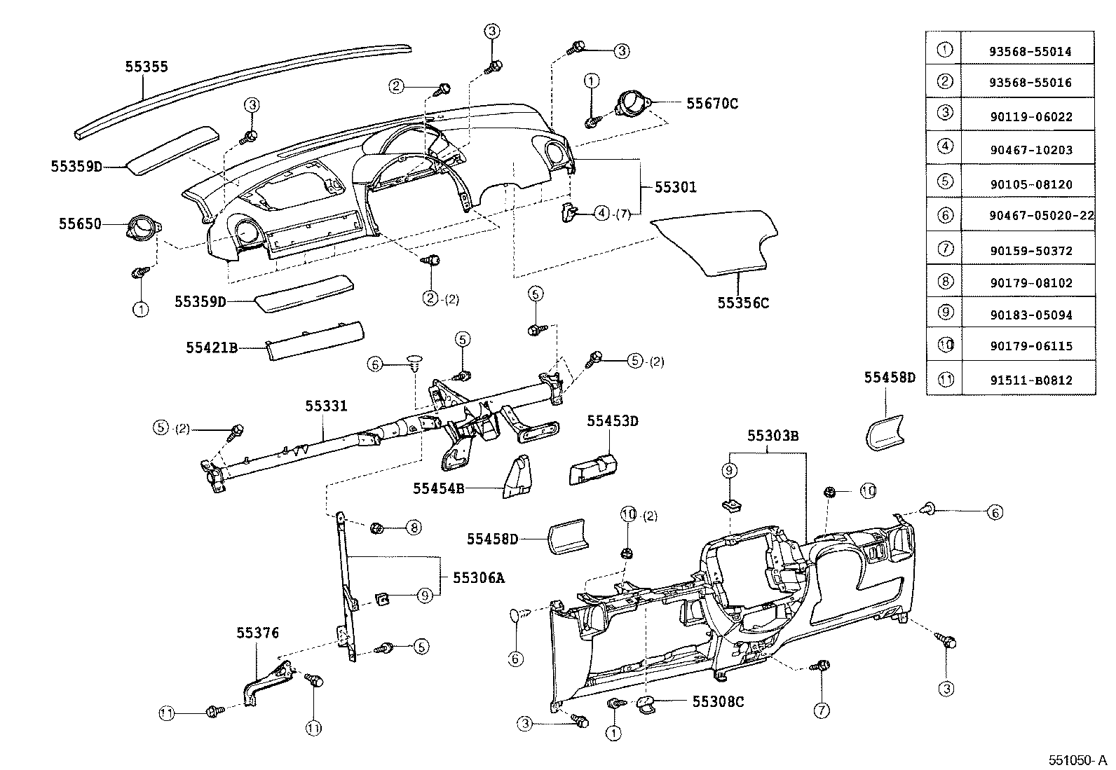  WILL CYPHA |  INSTRUMENT PANEL GLOVE COMPARTMENT